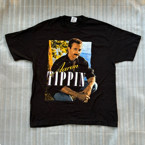 Hanes Other - Vintage 1994 Aaron Tippin Country Music Tour T-Shirt Size XL Hanes Ultraweight